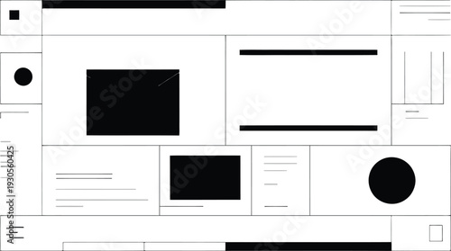 Website Wireframe Design Template