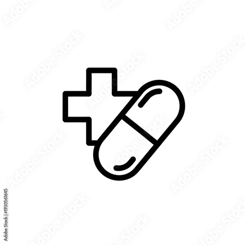 Medical Medicine and Healthcare Concept Illustration for Pharmacy or Pharmacology