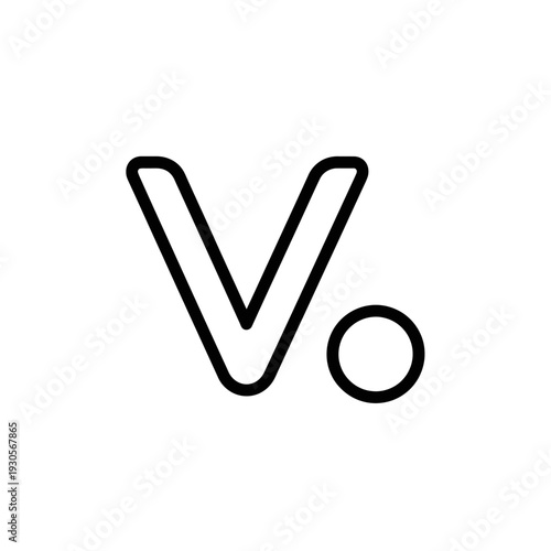 Minimalist Black and White Vesica Piscis Symbol with Dot for Sacred Geometry Design