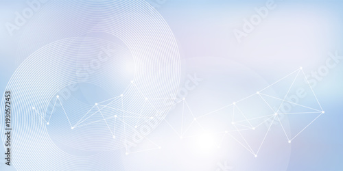 Molecular abstract structure background. Scientific vector illustration with molecule DNA. Medical  science and technology concept for banner template or header. vector illustration