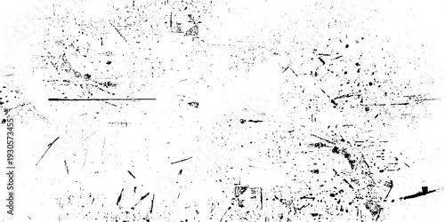 White and black ink splatter grunge dust particle and dust grain texture. grunge texture with scratches and cracks paint wall texture. dust overlay distress grain with scratch grunge urban background.