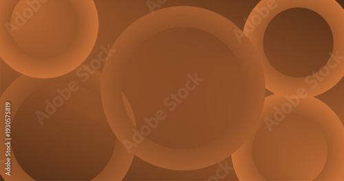 Brow Gradient Abstract background with circles Ring Copy Space Design