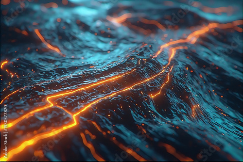 3D render wallpaper background, Blender/C4D style, 