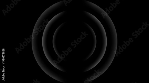 Abstract neon circle radio waves looping background. Abstract neon radio waves signal.Radio wave signal, radar concept.Radio waves seamless animation background video with alpha chanel.