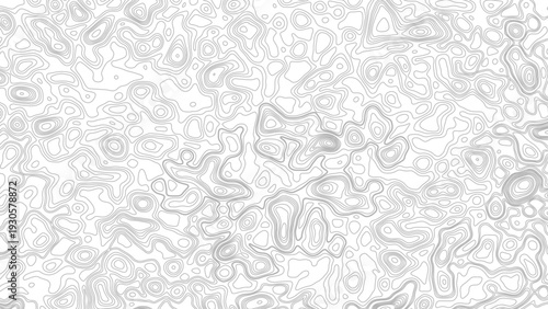 Topographic map background geographic line map with elevation assignments. Modern design with White background with topographic wavy pattern design.paper texture Imitation of a geographical map shades