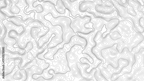 Abstract vector black and white background with wavy lines. Abstract wave element for design. Digital frequency track equalizer. Stylized line art background. Vector illustration. 