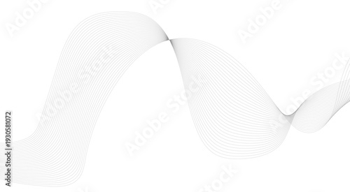 Abstract wave element for design. Digital frequency track equalizer. Stylized line art background. Vector illustration of smoky waves background. 