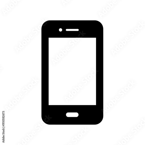 Modern Smartphone Device with Blank Screen for Technology and Communication Concepts