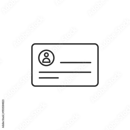 Professional Identification Card with Cardholder and Access Details