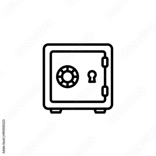 Secure Safe with Combination Lock and Keyhole for Enhanced Security