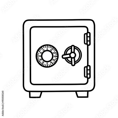 Secure Safe with Lock and Dial for Protecting Valuable Items
