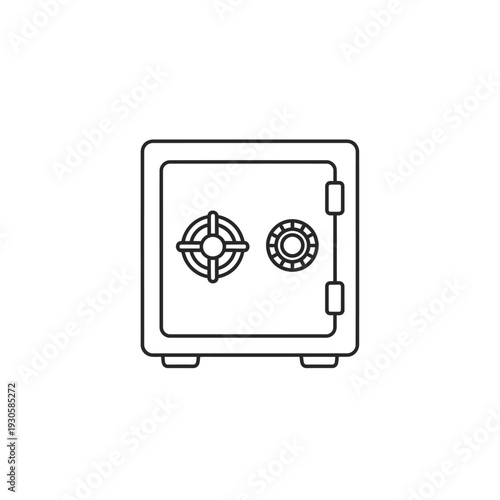 Secure Safe with Lock and Keyhole for Personal Security and Storage