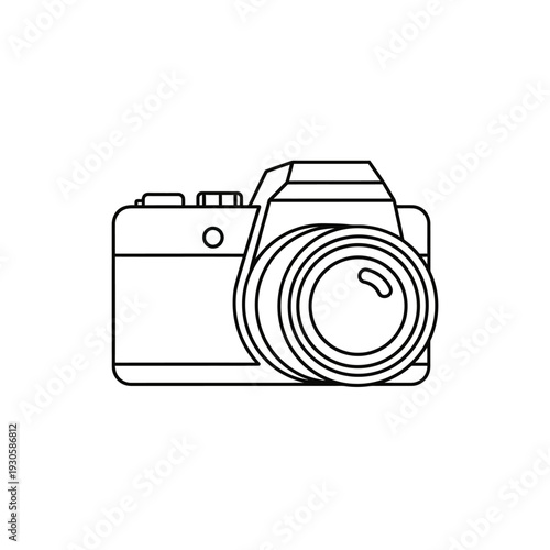 Stylish Modern Digital Camera with Ergonomic Design for Photography Enthusiasts