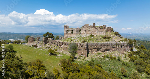 Photography Old castle; Yogurtcu Castle, Manisa - Turkey