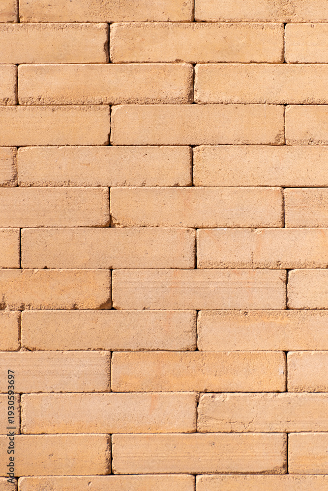 Fototapeta premium Ancient Egyptian Stacked Limestone Block Wall Background Texture