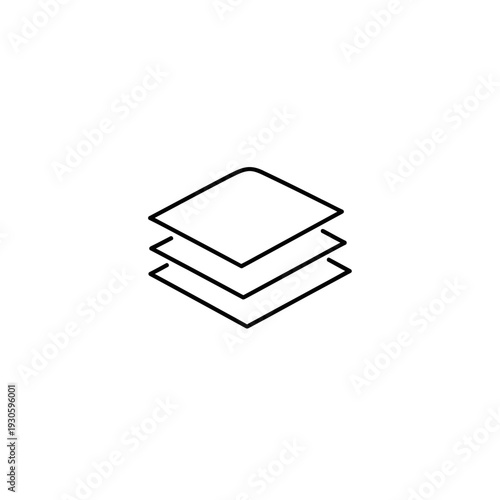Abstract Geometric Layers Illustration for Modern Design Projects