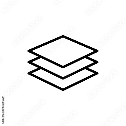 Abstract Layered Geometric Design Illustrating Depth and Perspective