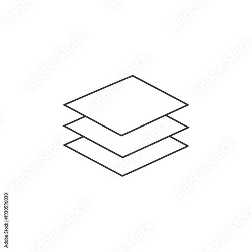 Abstract Layered Geometric Shapes for Modern Design and Concepts