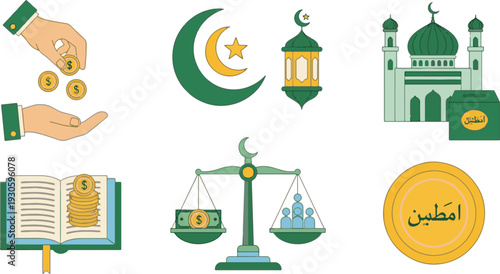 Visualizing the spirit of Islamic philanthropy, social equity, and responsible financial contributions for fostering community welfare and justice