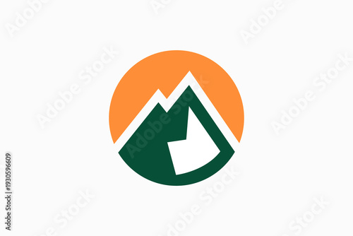 Mountain Vector Logo Premium