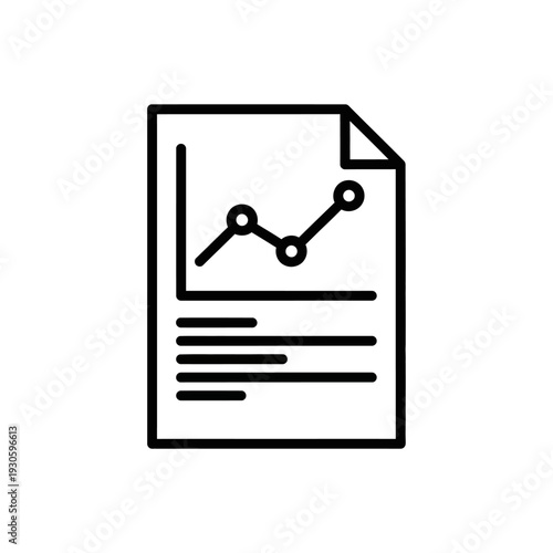 Business Financial Growth Chart with Graph and Data Analytics for Reports