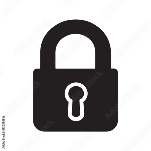lock silhouette