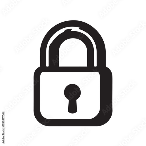 lock silhouette
