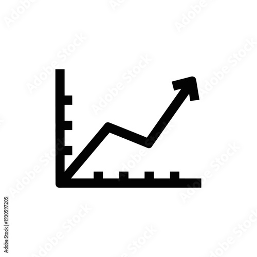 Business Growth Chart with Increasing Performance and Success Metrics