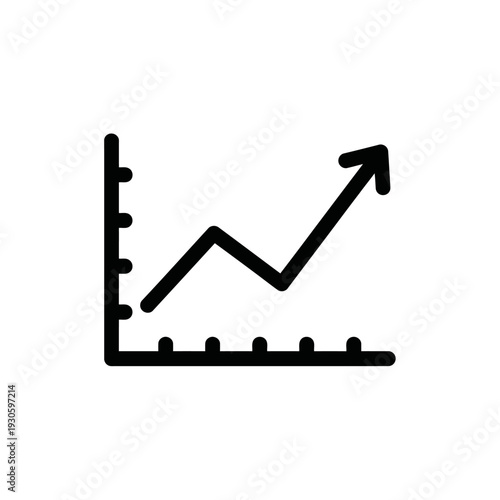 Business Growth Chart with Increasing Revenue and Market Expansion