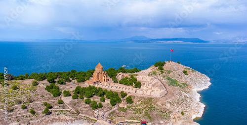 Akdamar Island in Van Lake....