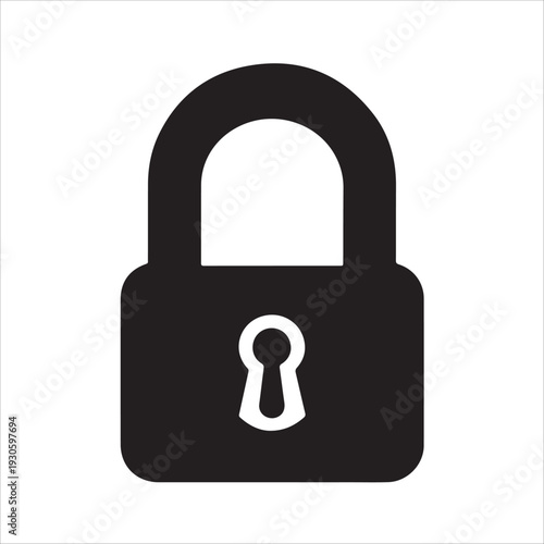 lock silhouette