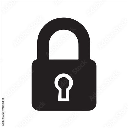lock silhouette