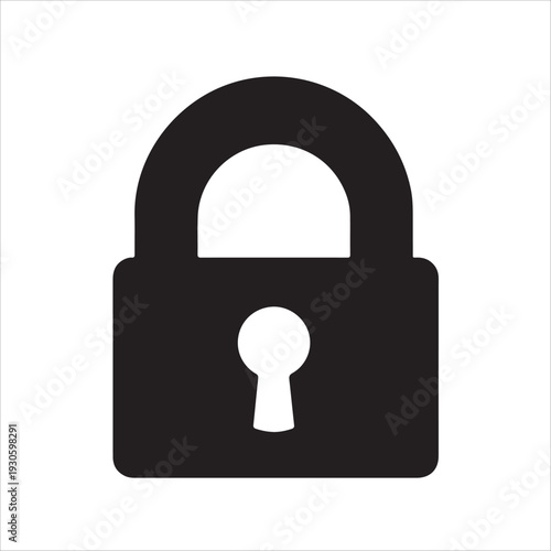 lock silhouette