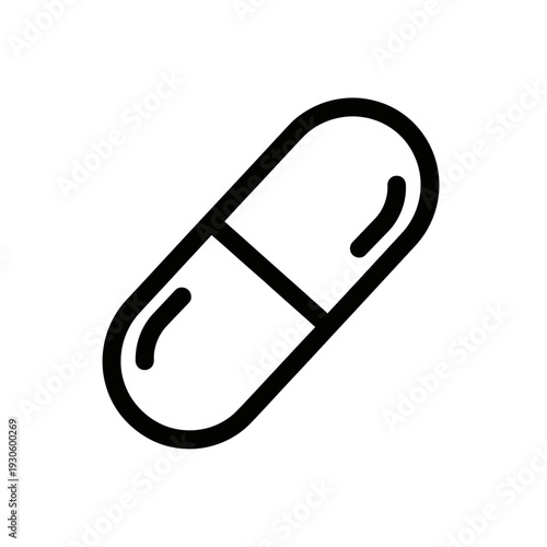 Close-up of Medicine Capsule Pill for Healthcare and Pharmaceutical Use