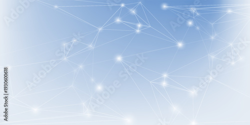 Global network connection banner design template. Header social network communication in the global business concept. Big data visualization. Internet