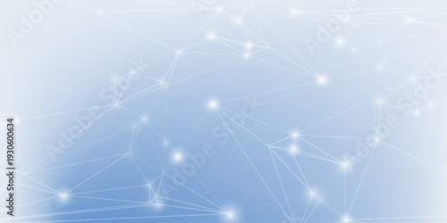 Global network connection banner design template. Header social network communication in the global business concept. Big data visualization. Internet