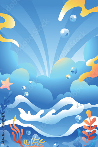 Kitten Pet Care Vector Flat Illustration for E-commerce Shopping Festival