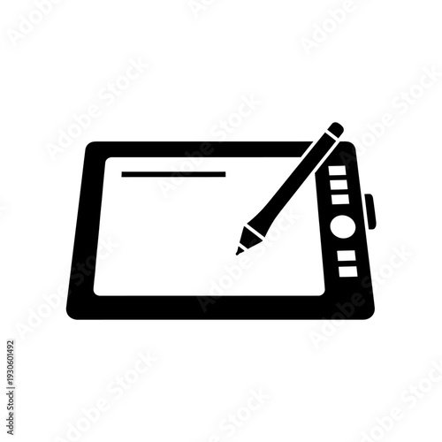 Digital Drawing Tablet with Stylus for Creative Design and Illustration Work