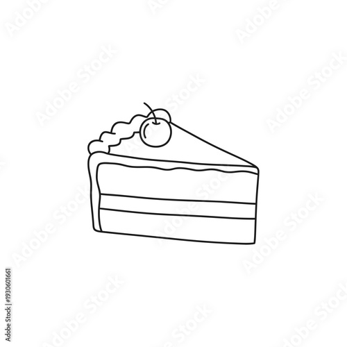 Delicious Slice of Classic Cheesecake with Cherry Topping and Cream
