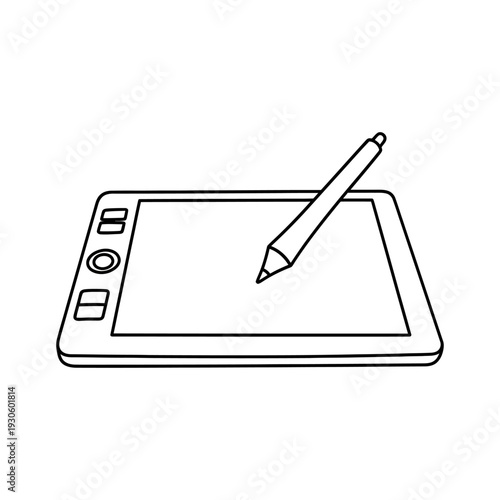 Digital Drawing Tablet with Stylus Pen for Creative Design and Artwork