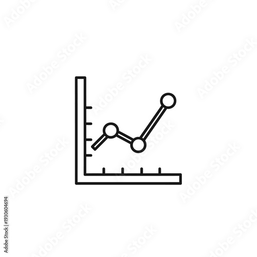 Line Graph Analytics Illustration Showing Data Trends and Growth Patterns