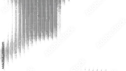 Halftone illustration with circle shapes gradient background vector