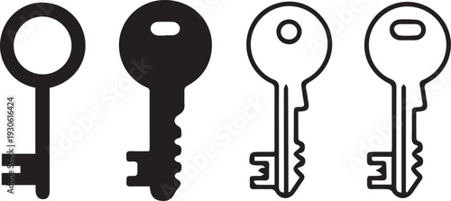 key icon set