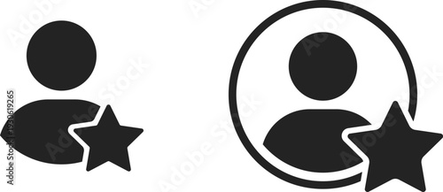 User customer review favorite rating feedback icon vector