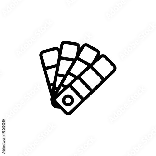 Simple Black and White Remote Control Icon for Electronic Devices