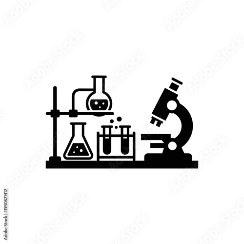 Scientific Laboratory Equipment for Chemical Experiments and Analysis