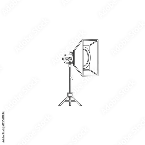 Professional Studio Lighting Equipment Setup for Photo and Video Shoots