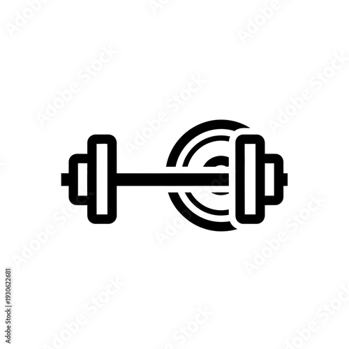 Strong Man Lifting Heavy Barbell for Fitness and Strength Training