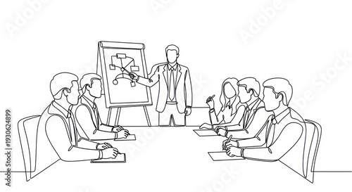 Business Meeting Presentation: Team Collaboration and Strategy Planning