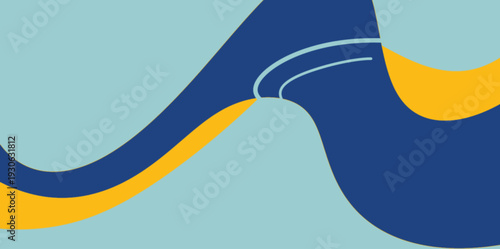 Abstract liquid path vector background. Unique vector illustration depicting a liquid-like path. Excellent for storytelling graphics or abstract concept art in digital media.